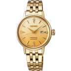 Seiko Presage watch SRE018J1 automatic ladies gold diamond