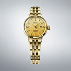 Seiko Presage watch SRE018J1 automatic ladies gold diamond