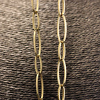 Stainless Steel Necklace fine oval links RY298