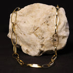 Stainless Steel Necklace fine oval links RY298
