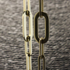 Stainless Steel Necklace large and small elongated links RY291