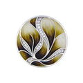 My imenso grande silver insignia enamel 33-1645