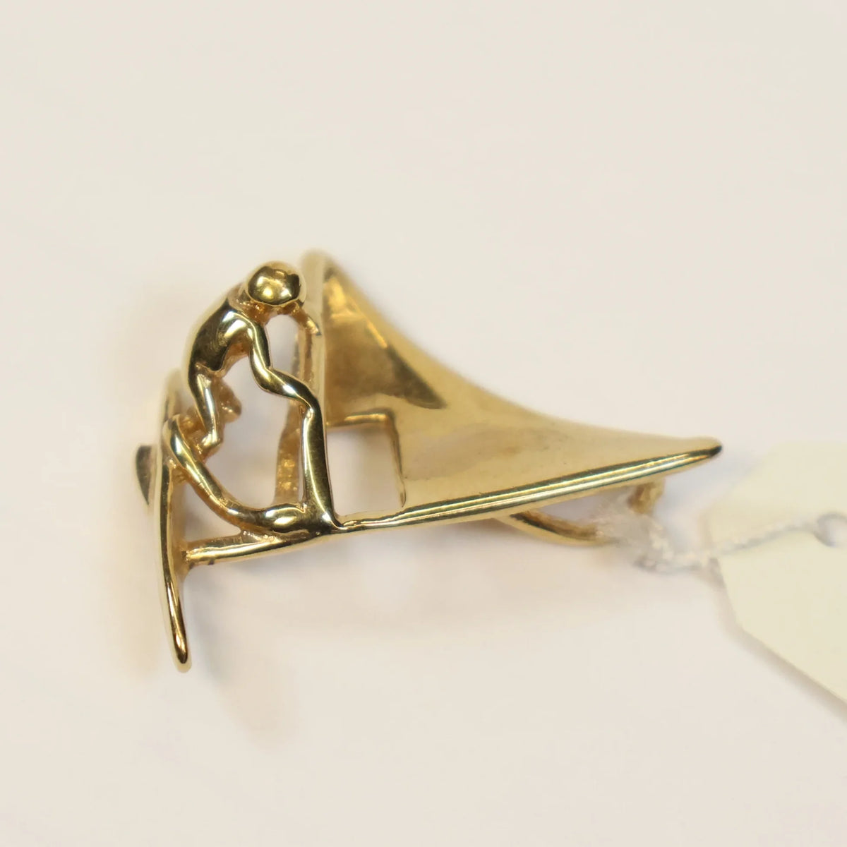 Plaque windsurfer pendant