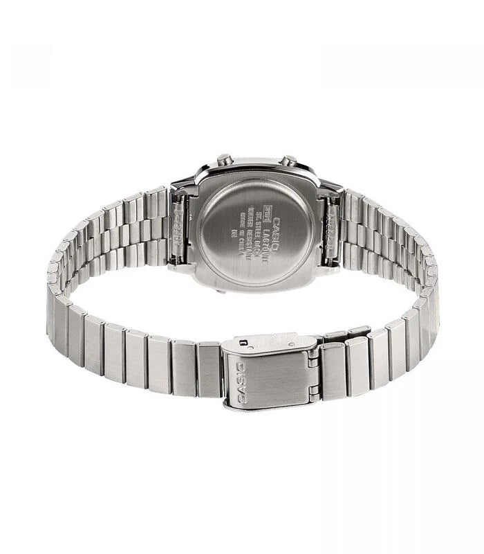 Casio watch ladies LA670WEA-7EF vintage quartz silver
