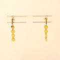 18KT gold drop earrings 062123