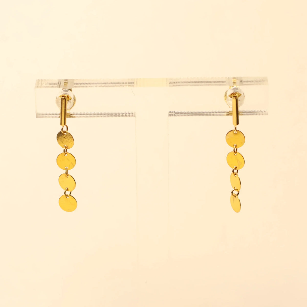 18KT gold drop earrings 062123