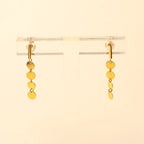 18KT gold drop earrings 062123