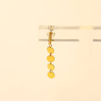18KT gold drop earrings 062123