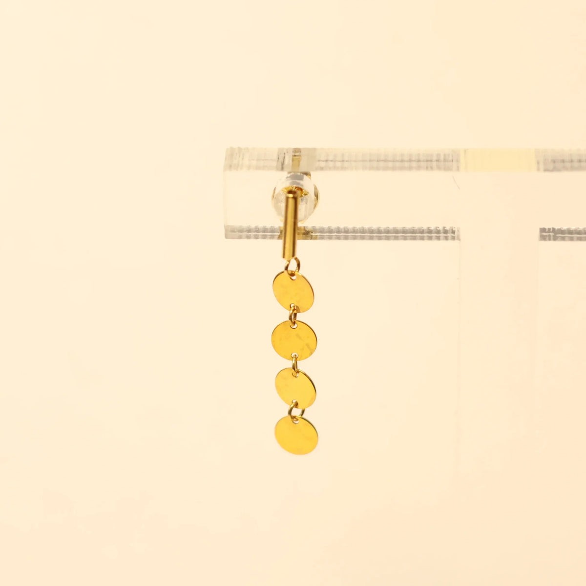 18KT gold drop earrings 062123