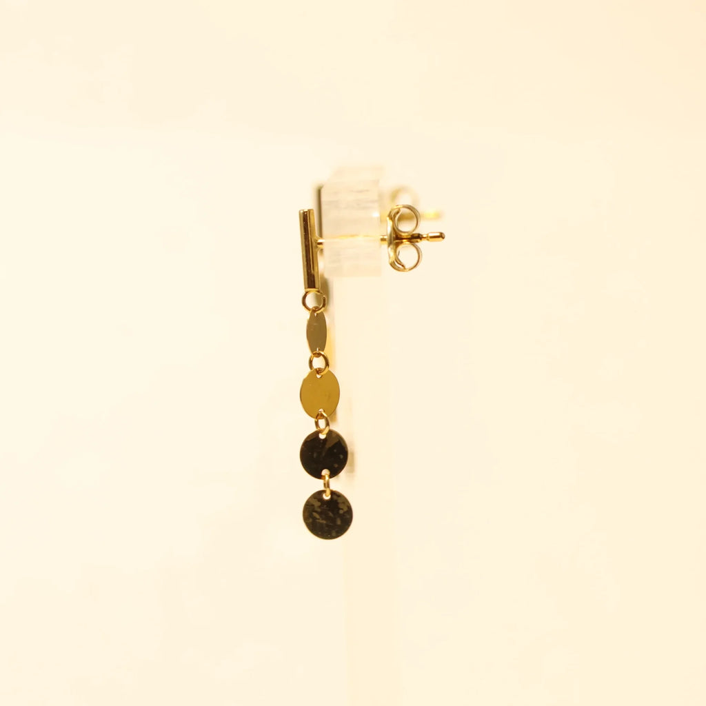 18KT gold drop earrings 062123