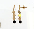 18KT gold drop earrings 062123