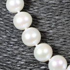 Pearl necklace 46cm 18 carat yellow gold ball clasp 11mm freshwater pearl