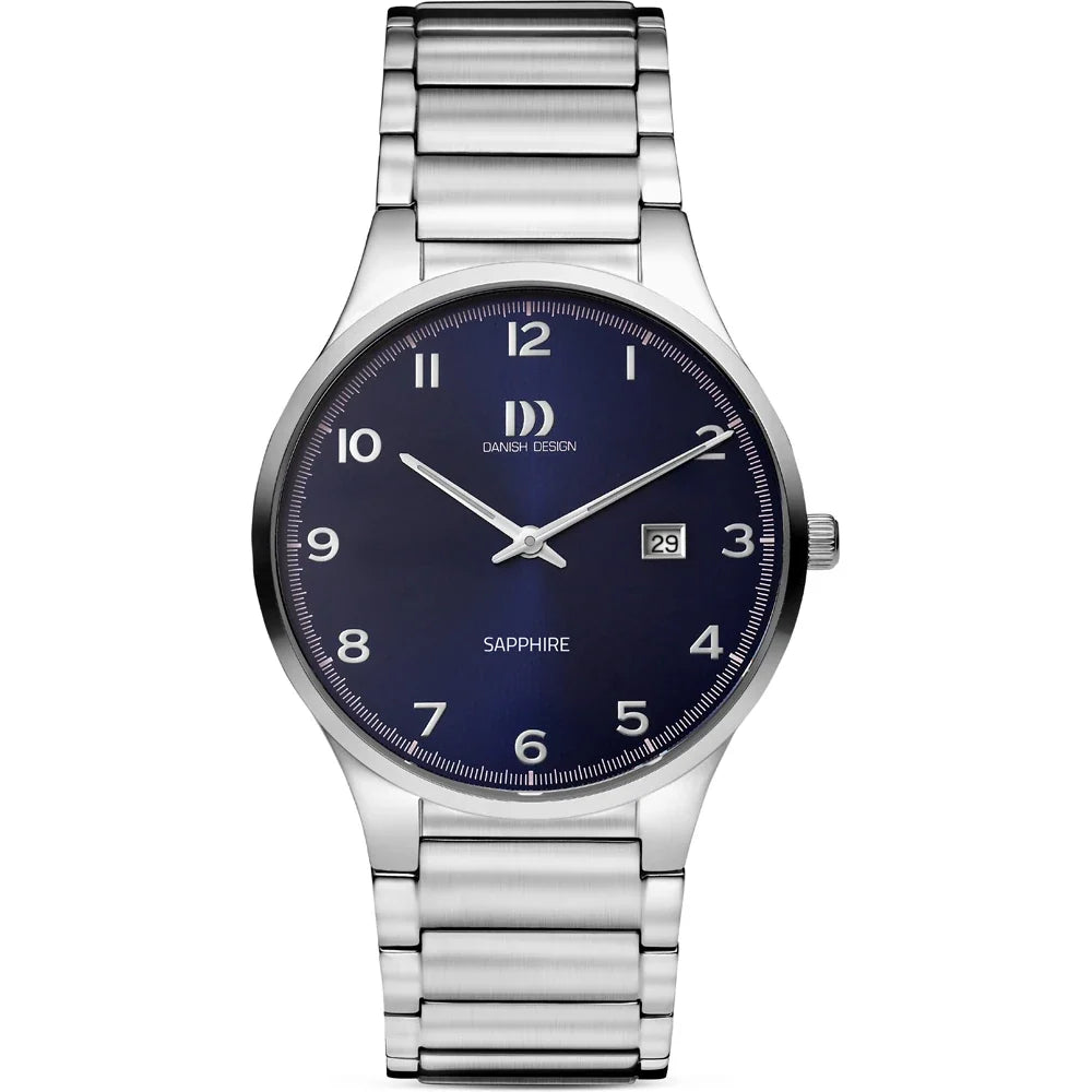 Danish Design IQ98Q1312 men's watch blue dial sapphire date