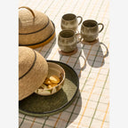 Hand-painted earthenware bowl